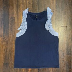 J. Crew Bow Tie Tank Top